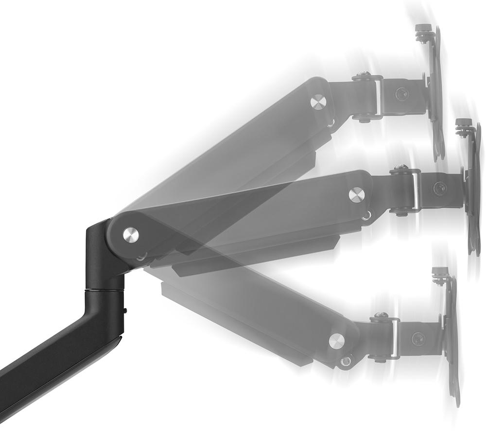 ONE FOR ALL DM4110 Full Motion 13-35" Monitor Desk Mount - Black image number 4 of 8