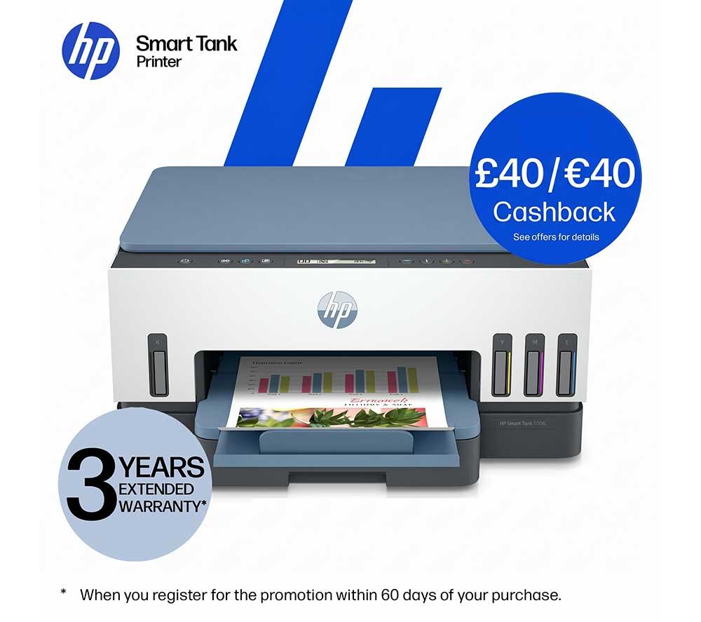 HP Smart Tank 7006 All-in-One Wireless Inkjet Printer image number 2 of 22
