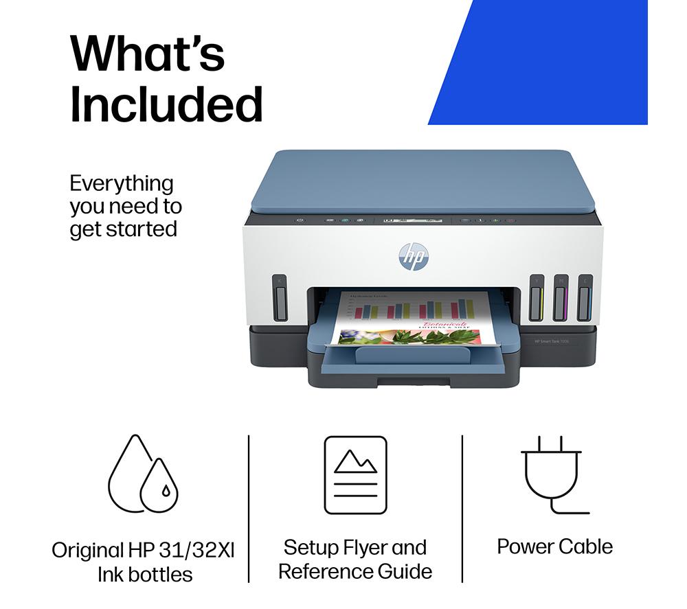 HP Smart Tank 7006 All-in-One Wireless Inkjet Printer image number 8 of 22