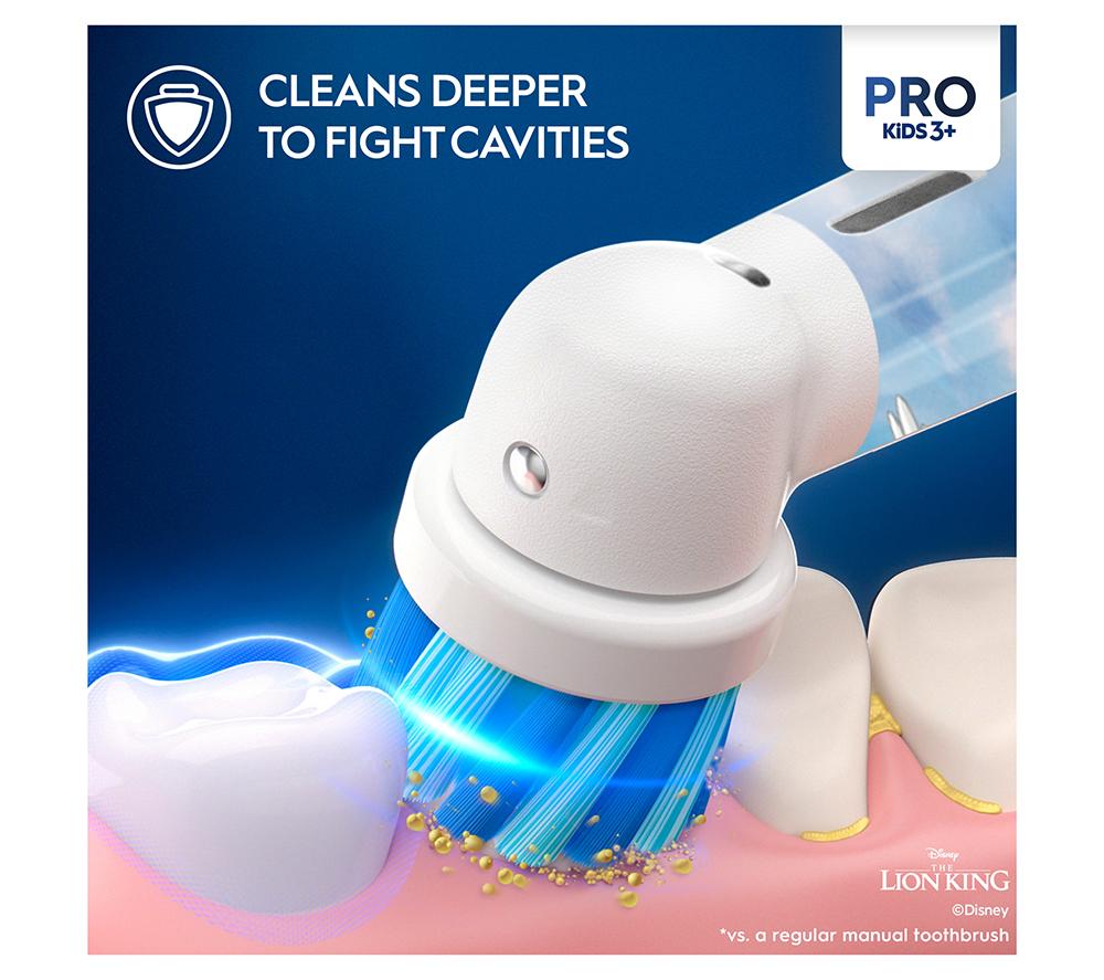 ORAL-B Pro Kids Electric Toothbrush - Lion King image number 2 of 6