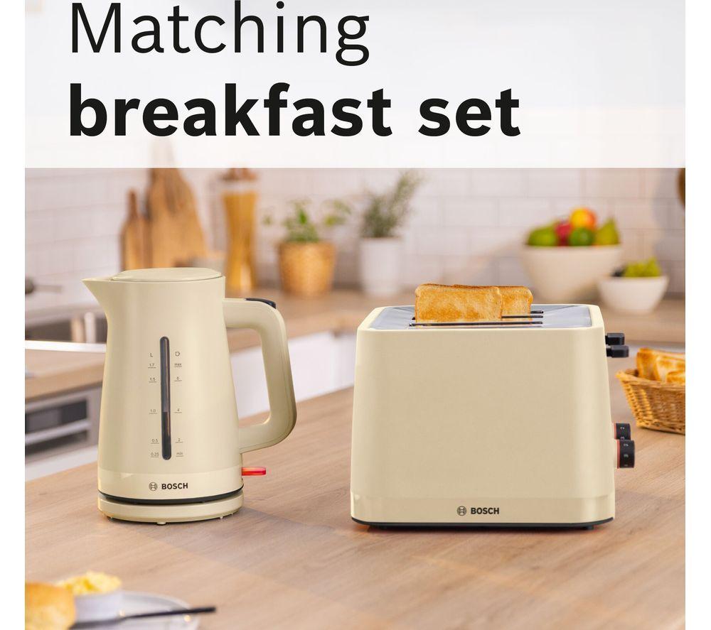 Bread Toaster Bosch Cream Toaster Buy BOSCH MyMoment TAT3M147GB