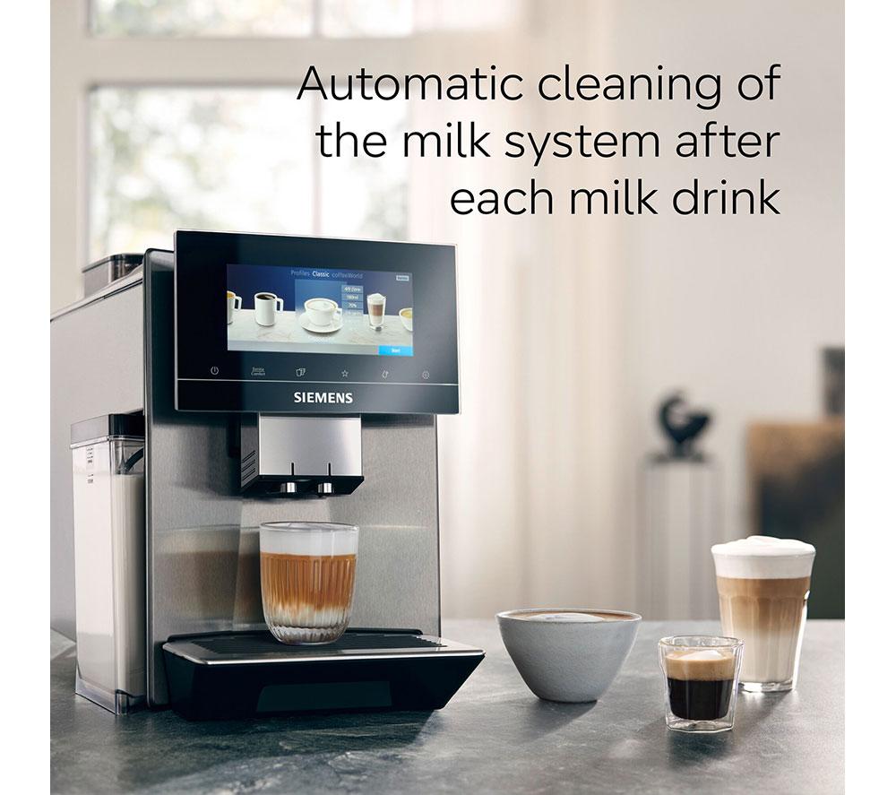 SIEMENS TQ907GZ3 EQ900 Plus Smart Bean to Cup Coffee Machine - Stainless Steel image number 13 of 14