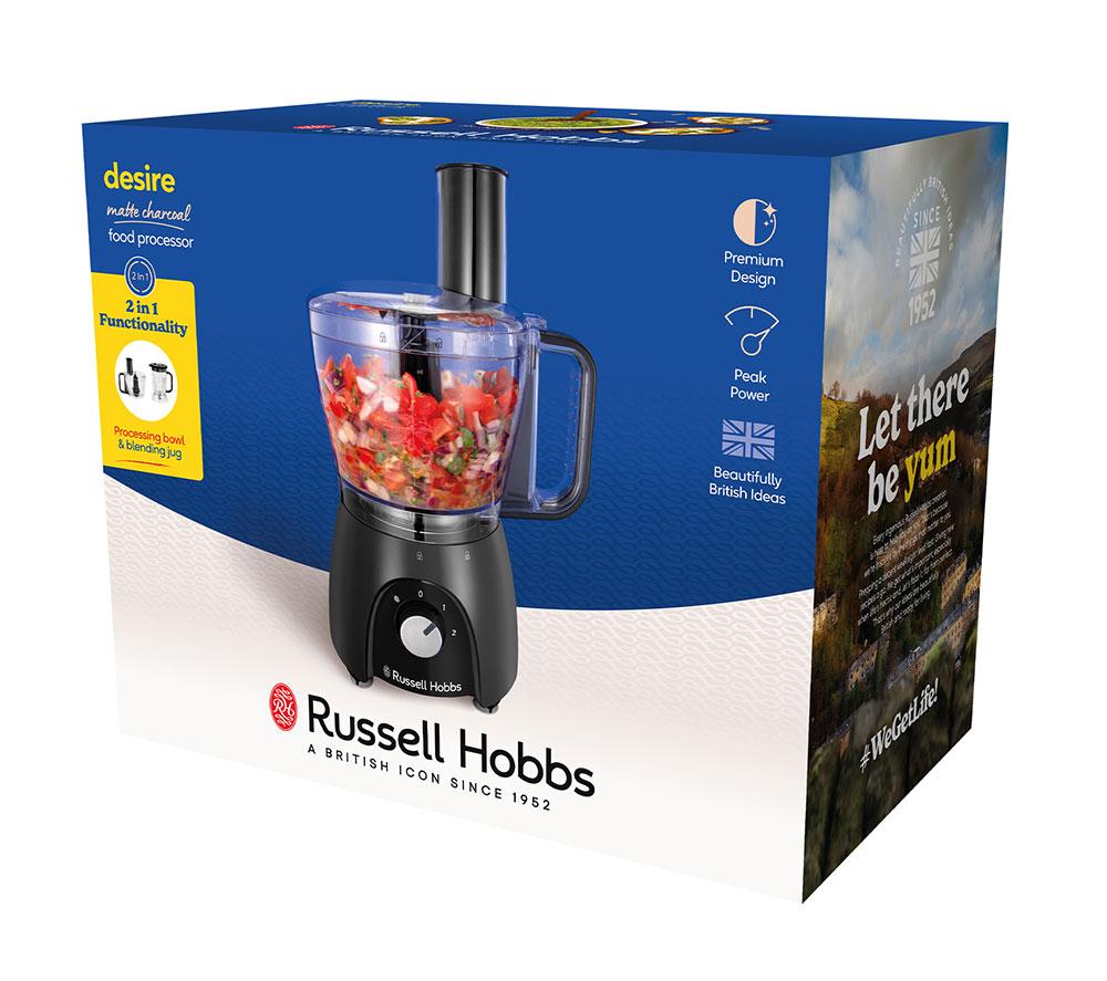 RUSSELL HOBBS Desire 27111 2-in-1 Processor & Blender - Matte Charcoal image number 7 of 7
