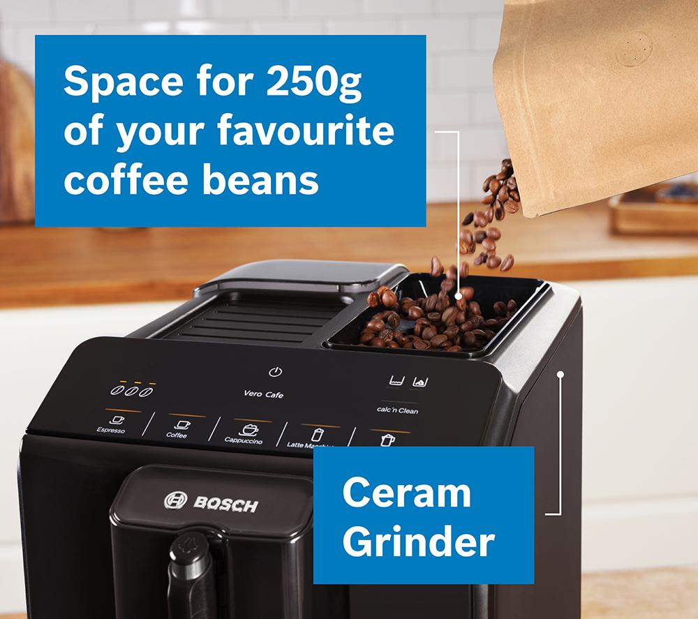 BOSCH Series 2 VeroCafe TIG20119 Bean to Cup Coffee Machine - Piano Black image number 7 of 9