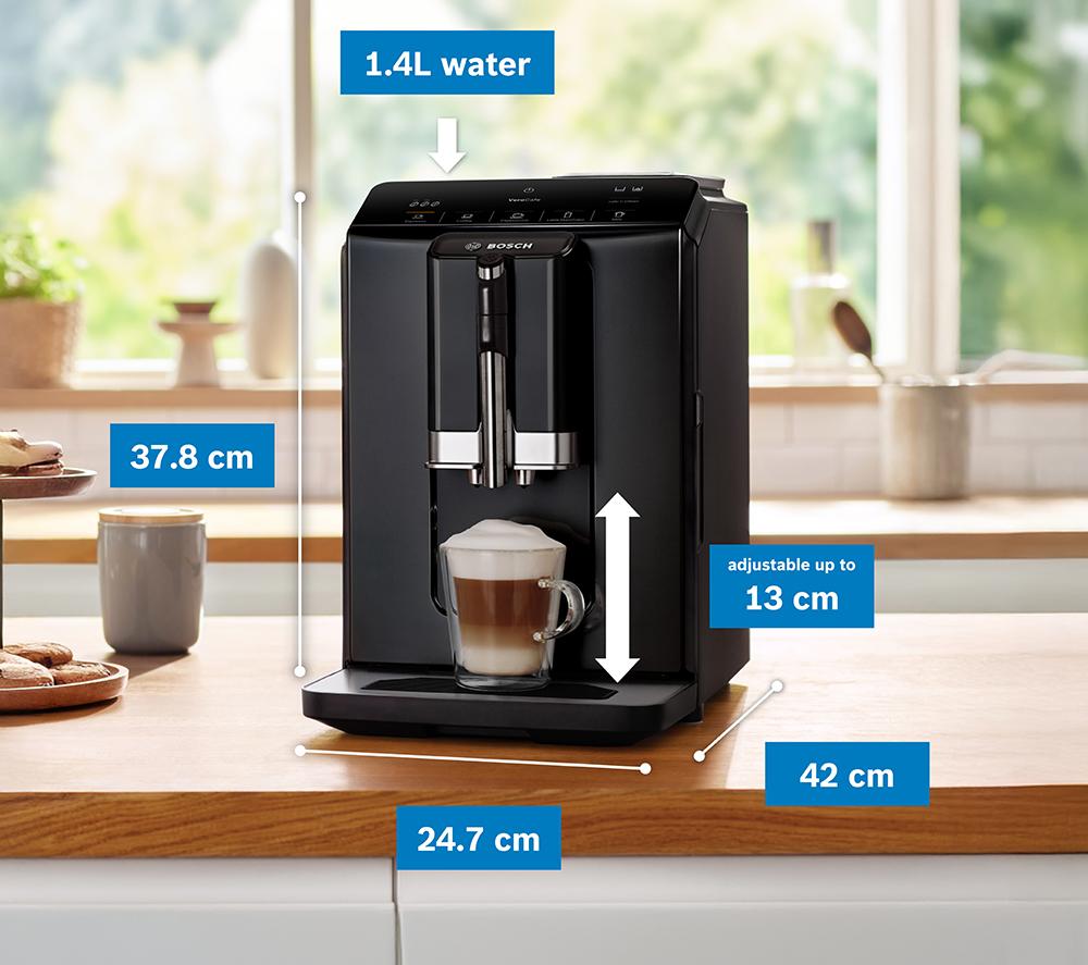BOSCH Series 2 VeroCafe TIG20119 Bean to Cup Coffee Machine - Piano Black image number 9 of 9