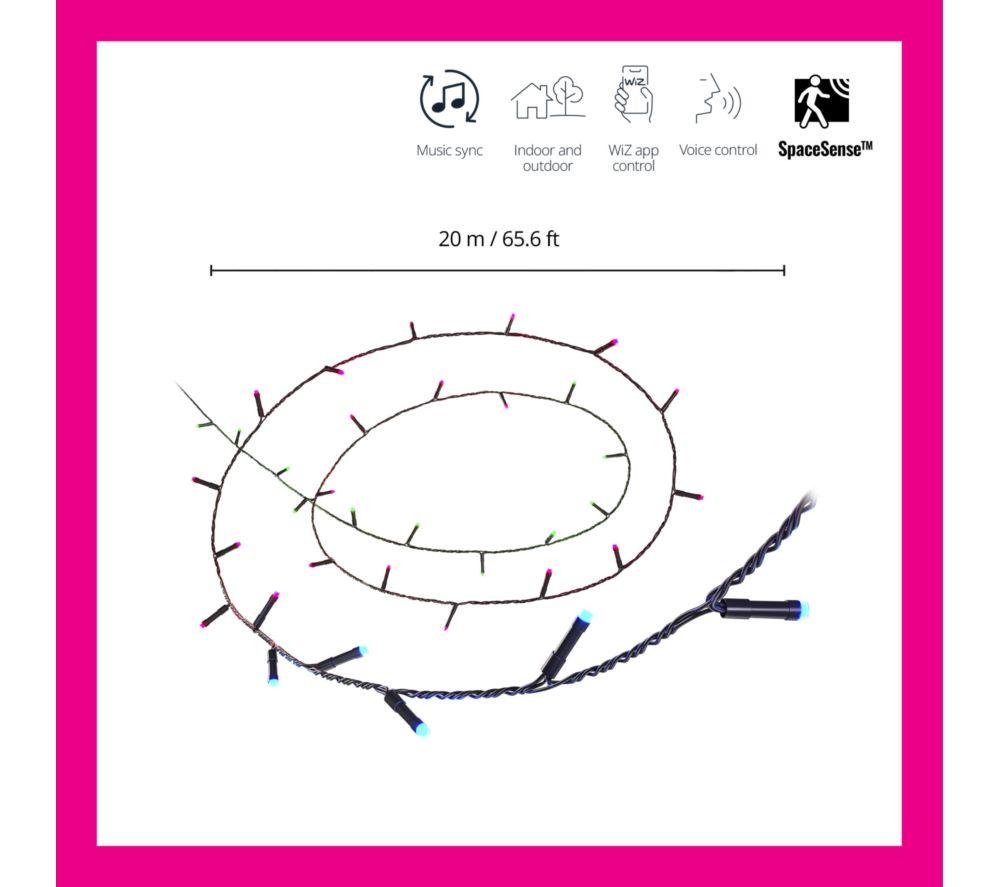 WIZ Smart Fairy Lights - Multicolour image number 2 of 10