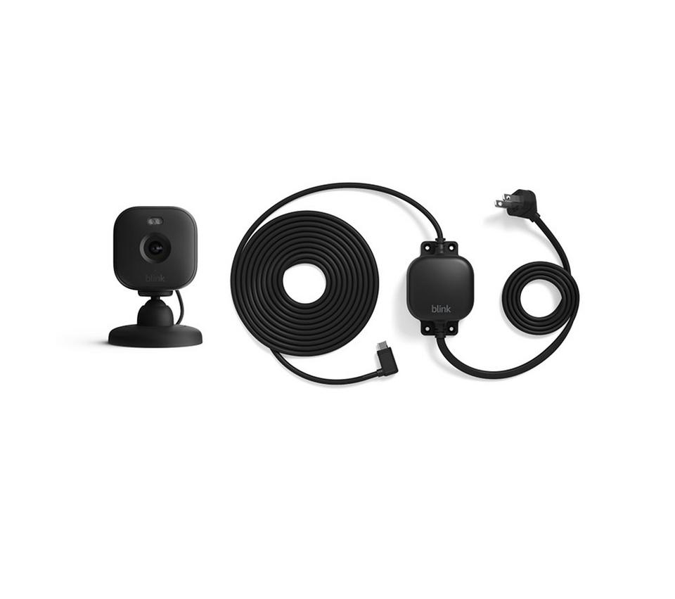 BLINK Mini 2 Full HD 1080p WiFi Security Camera with Weather Resistant Adapter - Black