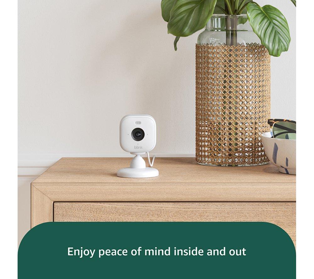 BLINK Mini 2 Full HD 1080p WiFi Security Camera with Weather Resistant Adapter - White image number 3 of 7