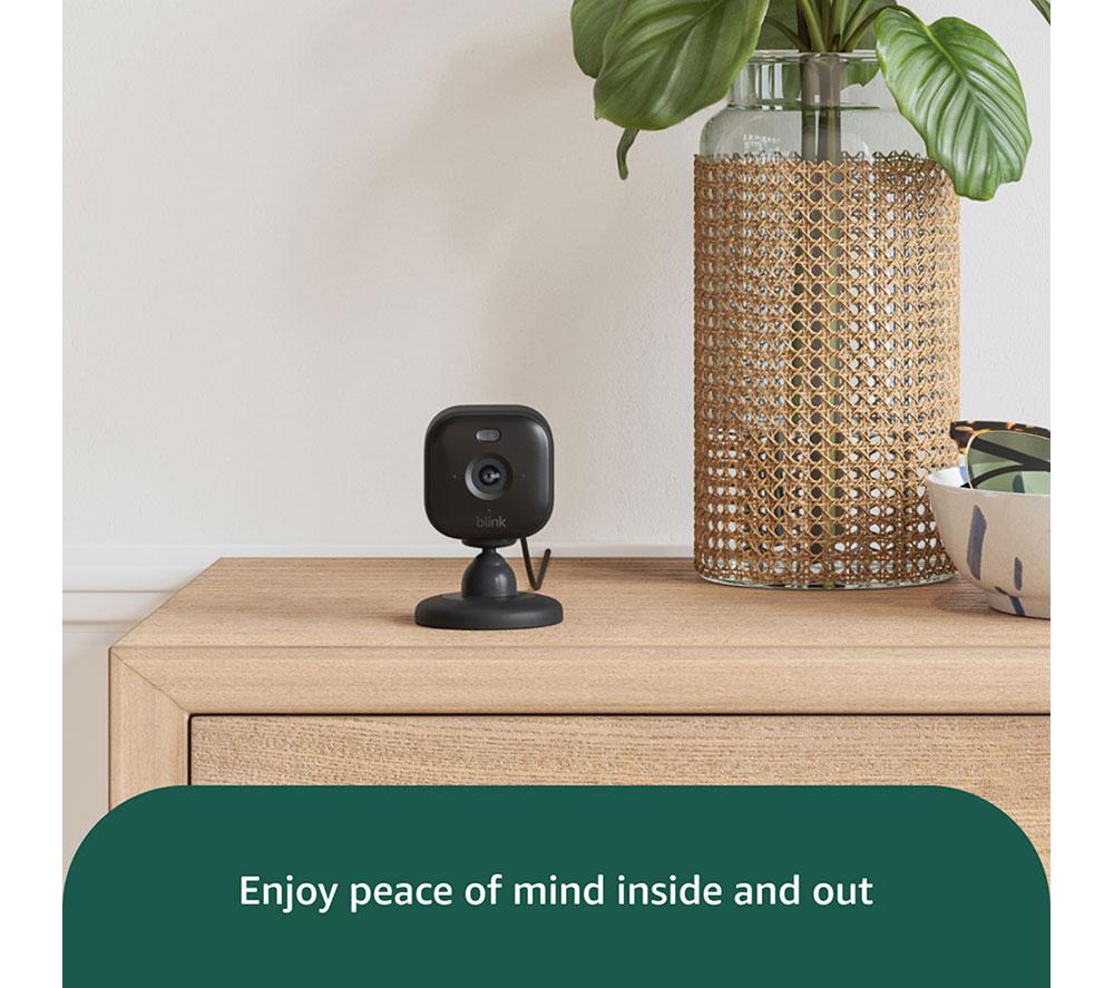 BLINK Mini 2 Full HD 1080p WiFi Security Camera with Weather Resistant Adapter - Black, Twin Pack image number 3 of 7