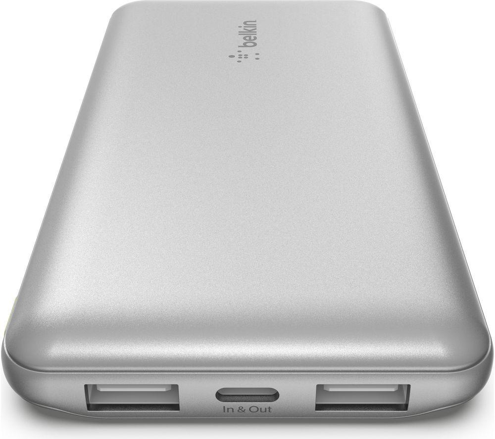 BELKIN 10000 mAh Portable Power Bank - Silver image number 3 of 4