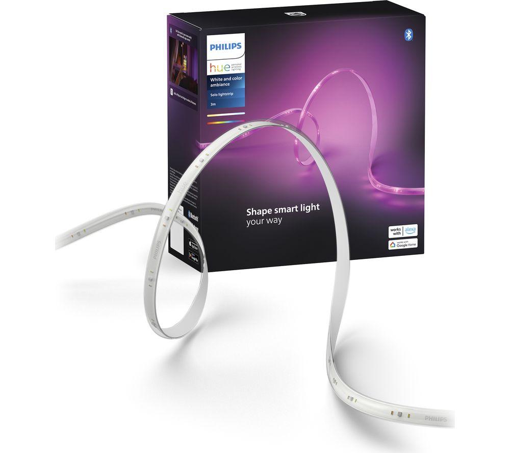 PHILIPS HUE White & Colour Ambiance Smart LED Lightstrip - 3 m