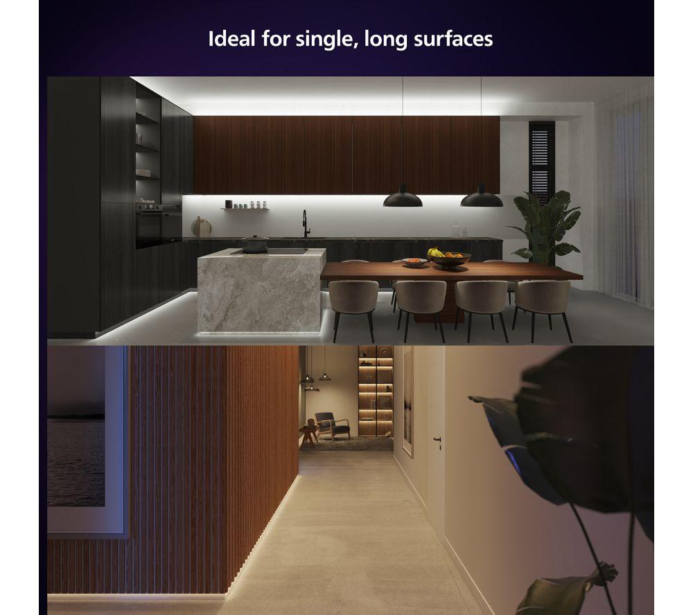 PHILIPS HUE White & Colour Ambiance Smart LED Lightstrip - 3 m image number 5 of 8