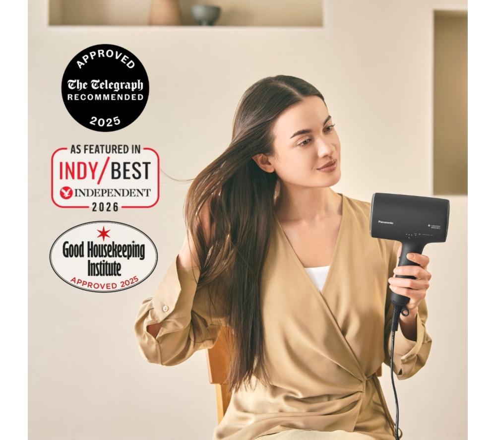 PANASONIC Nanoe Moisture+ & Mineral EH-NA0J-N895 Hair Dryer - Black & Champagne Gold image number 4 of 11