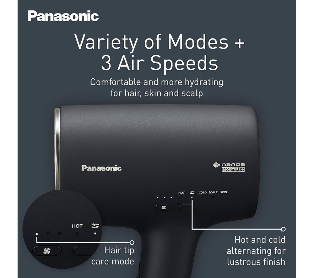 PANASONIC Nanoe Moisture+ & Mineral EH-NA0J-N895 Hair Dryer - Black & Champagne Gold image number 5 of 11
