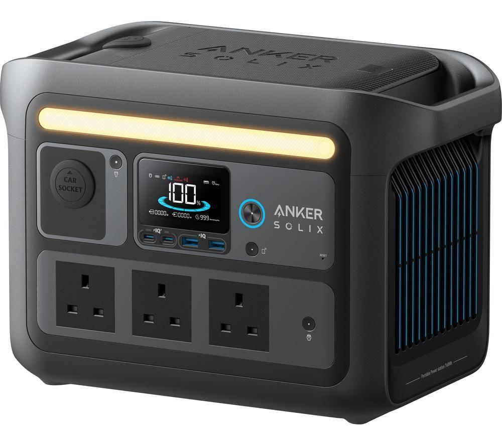 Anker Solix C800x 768 Wh Portable Power Station, Black