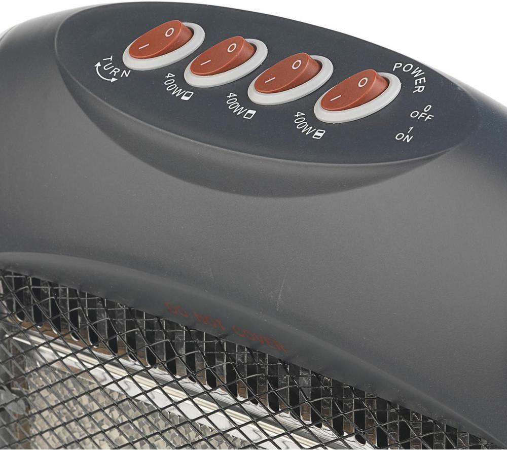 BELDRAY EH0197SSTK Portable Halogen Heater - Grey image number 2 of 5