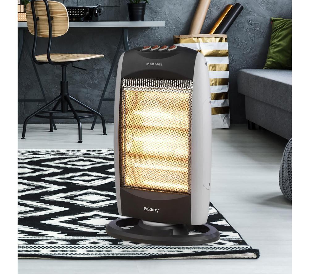 BELDRAY EH0197SSTK Portable Halogen Heater - Grey image number 4 of 5