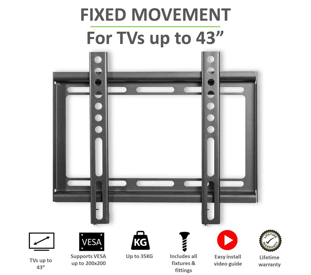 TECH ART TA-GO2 Fixed 23-43" TV Bracket image number 6 of 11