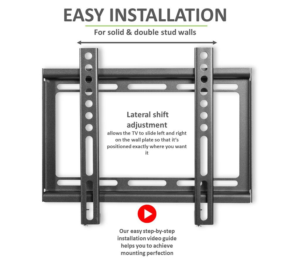 TECH ART TA-GO2 Fixed 23-43" TV Bracket image number 9 of 11