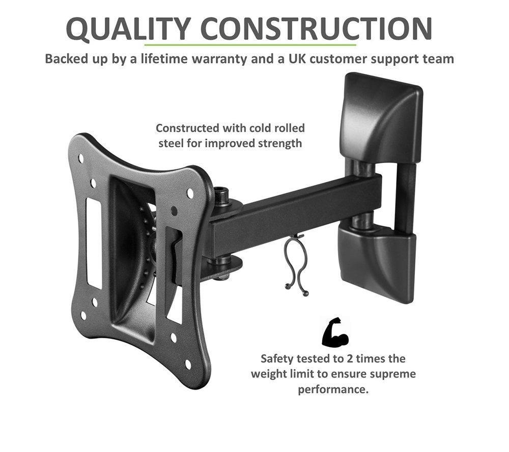 TECH ART TA-GO32B Full Motion 13 - 27" TV Bracket image number 6 of 10