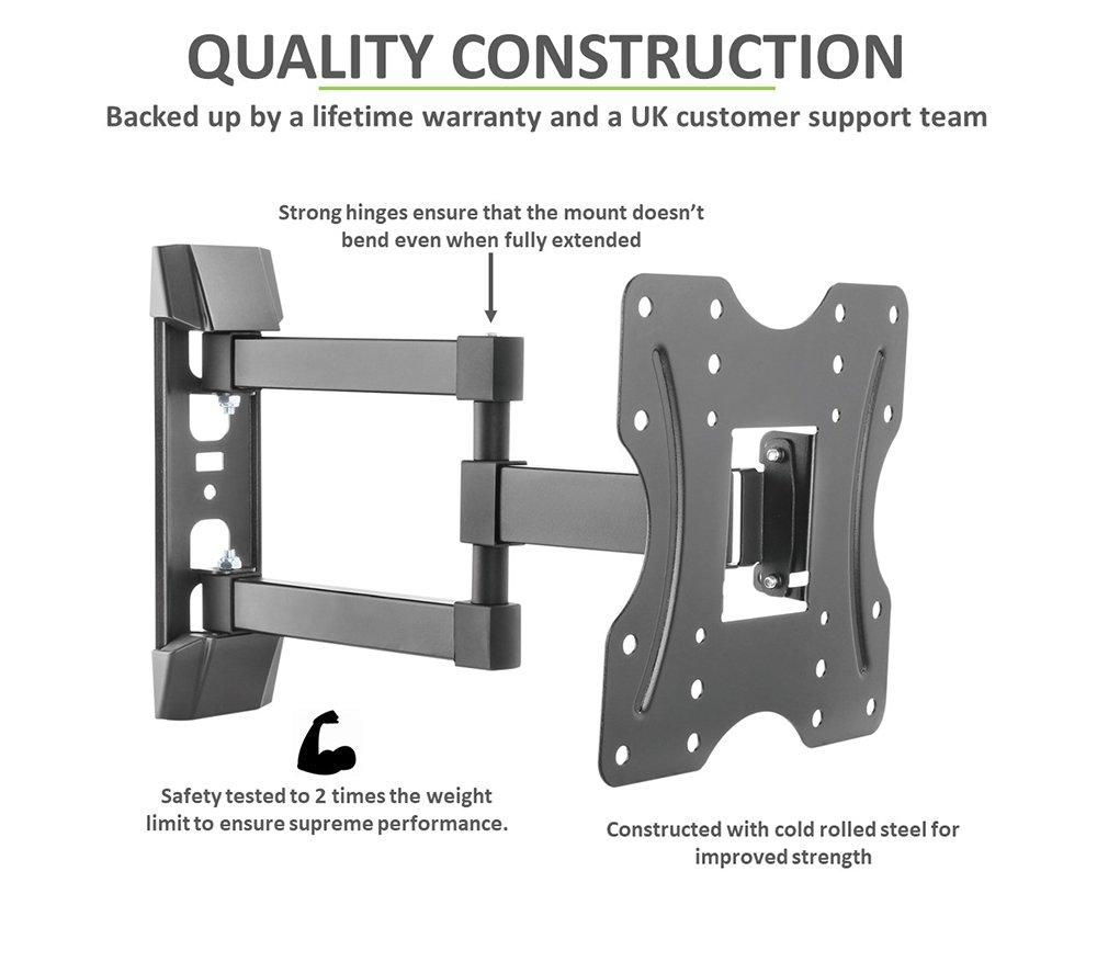 TECH ART TA-GO523B Full Motion 26 - 43" TV Bracket image number 7 of 10