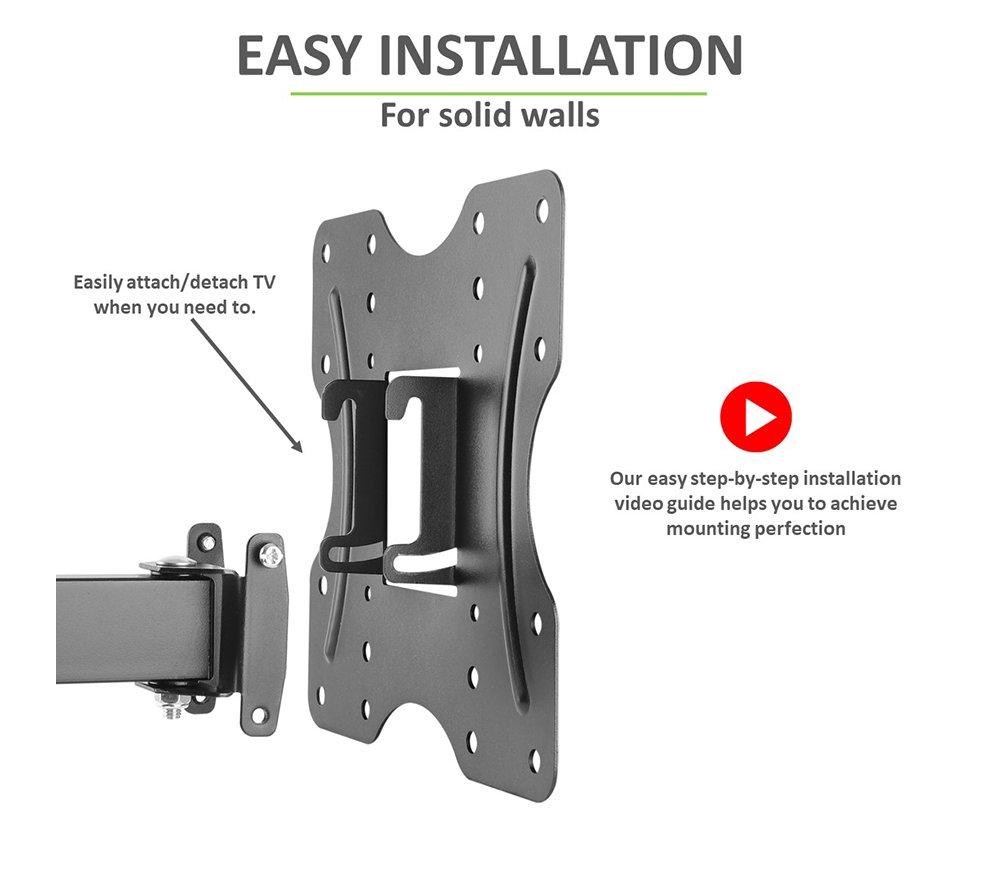 TECH ART TA-GO523B Full Motion 26 - 43" TV Bracket image number 9 of 10
