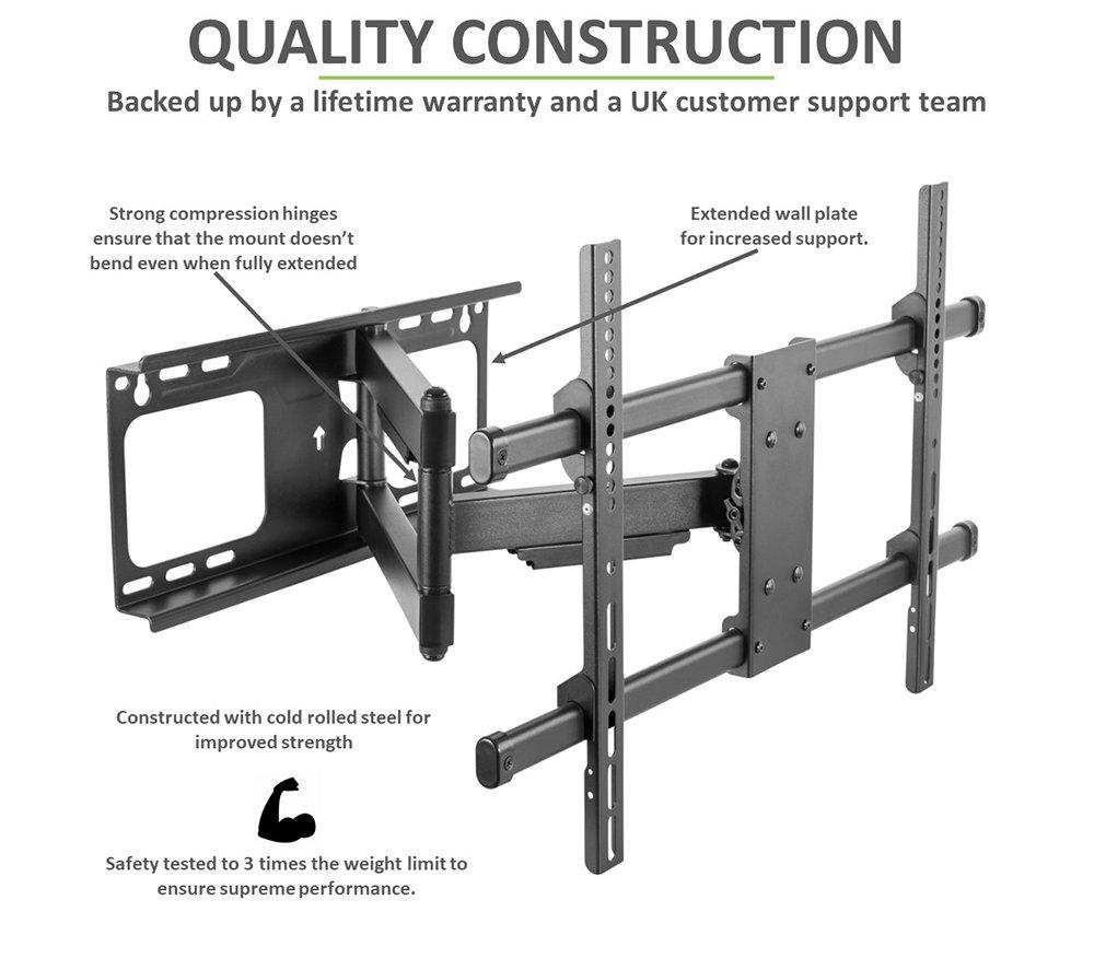TECH ART TA-GO77 Full Motion 37-80" TV Bracket image number 7 of 11