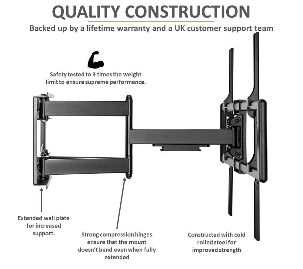TECH ART TA-GO120FM Full Motion 60 - 120" TV Bracket image number 8 of 12