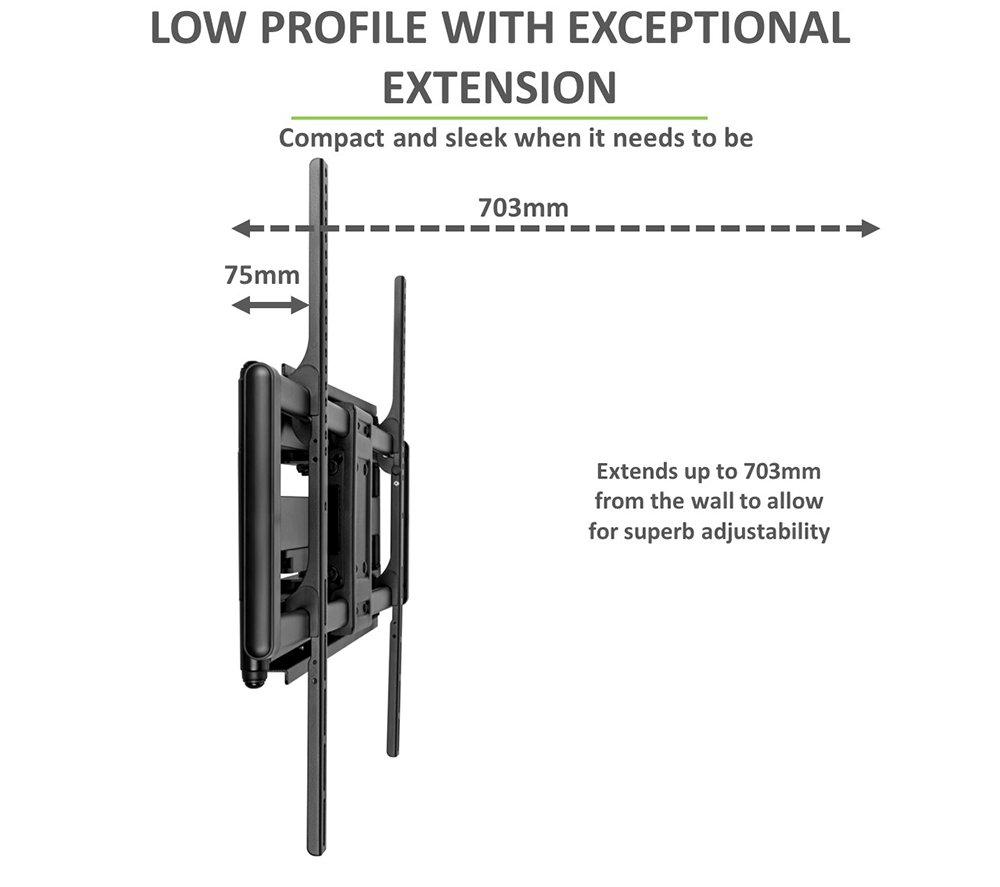TECH ART TA-GO120FM Full Motion 60 - 120" TV Bracket image number 10 of 12