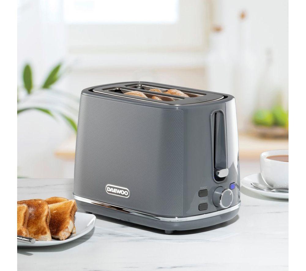 Buy DAEWOO Stirling SDA2680GE Pyramid Jug Kettle and 2 Slice Toaster Bundle Grey Currys
