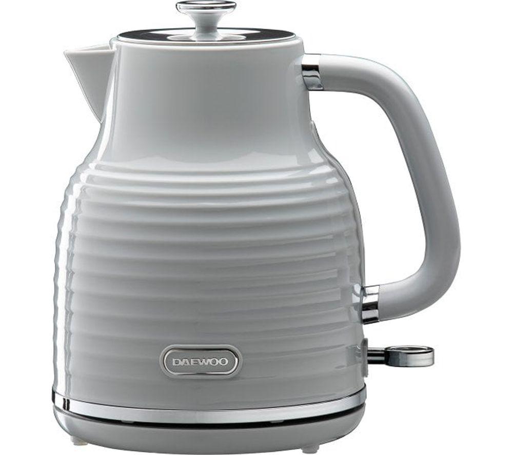 DAEWOO Sienna SDA2565GE Jug Kettle and 4-Slice Toaster Bundle - Grey image number 2 of 8