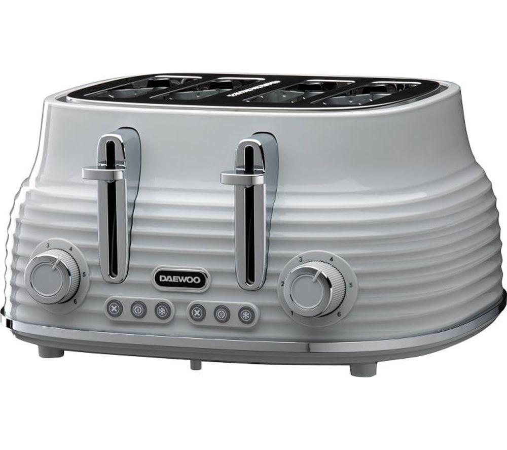 DAEWOO Sienna SDA2565GE Jug Kettle and 4-Slice Toaster Bundle - Grey image number 3 of 8