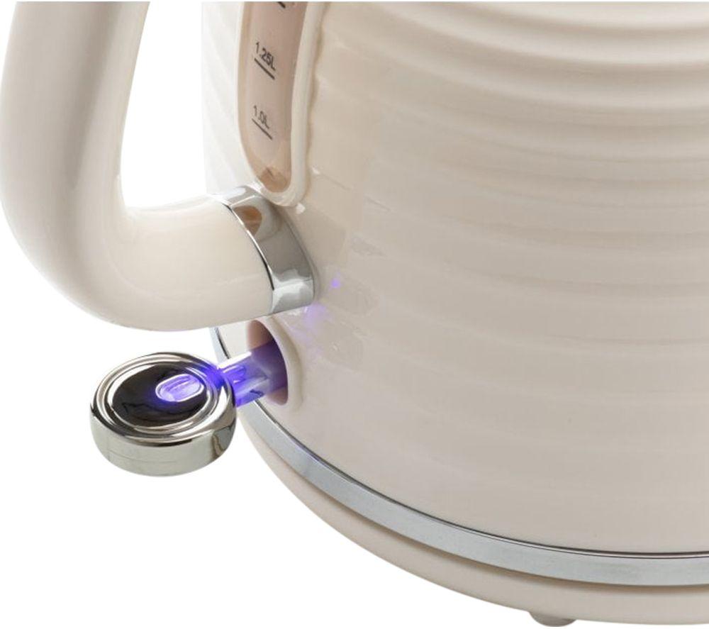 DAEWOO Sienna SDA2564GE Jug Kettle and 4-Slice Toaster Bundle - Cream image number 3 of 8