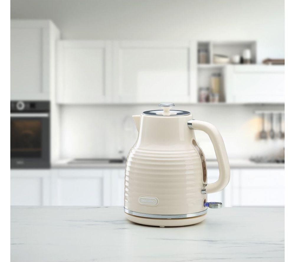 DAEWOO Sienna SDA2564GE Jug Kettle and 4-Slice Toaster Bundle - Cream image number 7 of 8