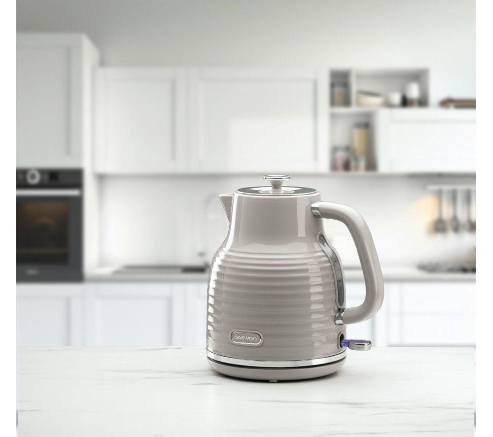 DAEWOO Sienna SDA2566GE Jug Kettle and 4-Slice Toaster Bundle - Taupe image number 6 of 8
