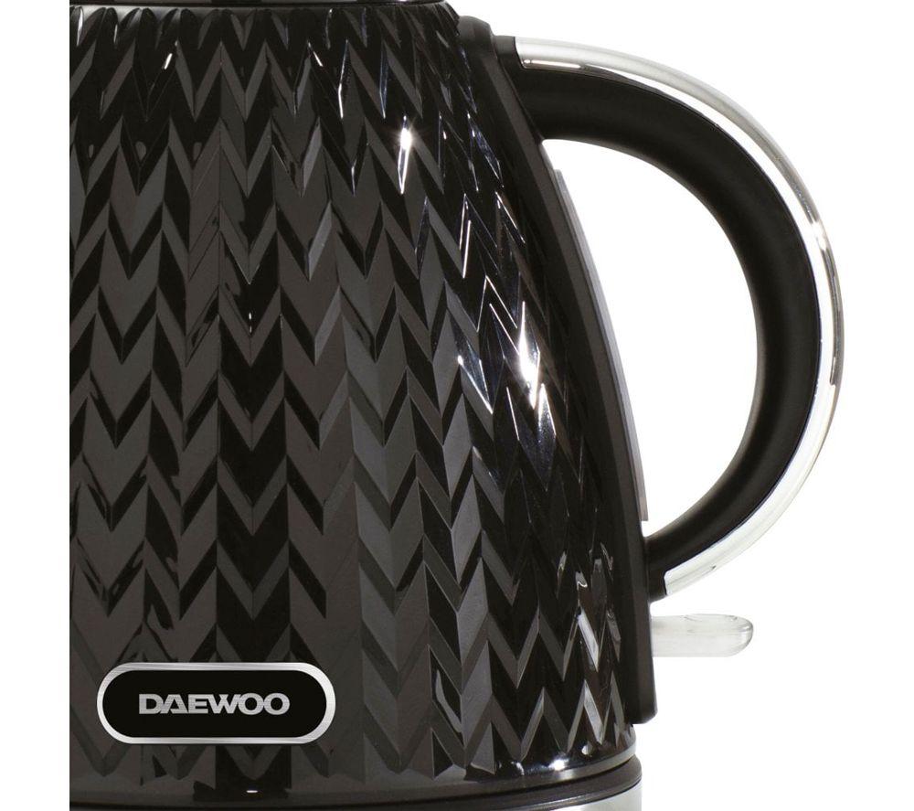 DAEWOO Argyle SDA1829GE Jug Kettle & 2-Slice Toaster Bundle - Black image number 2 of 7