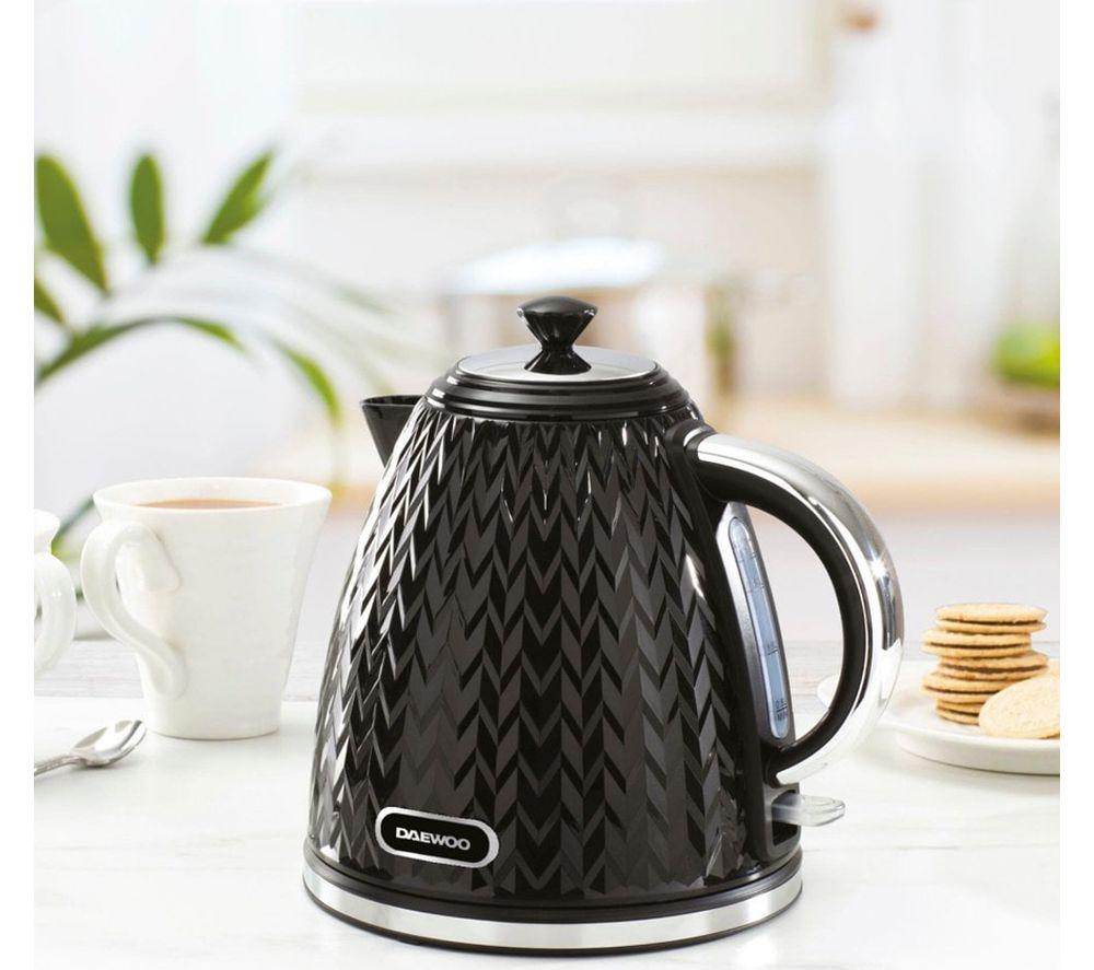 DAEWOO Argyle SDA1829GE Jug Kettle & 2-Slice Toaster Bundle - Black image number 5 of 7