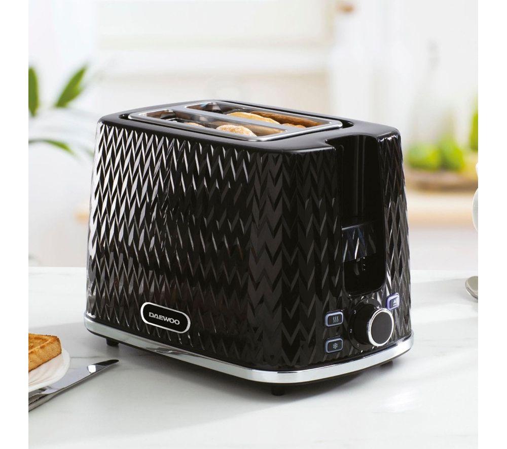 DAEWOO Argyle SDA1829GE Jug Kettle & 2-Slice Toaster Bundle - Black image number 6 of 7