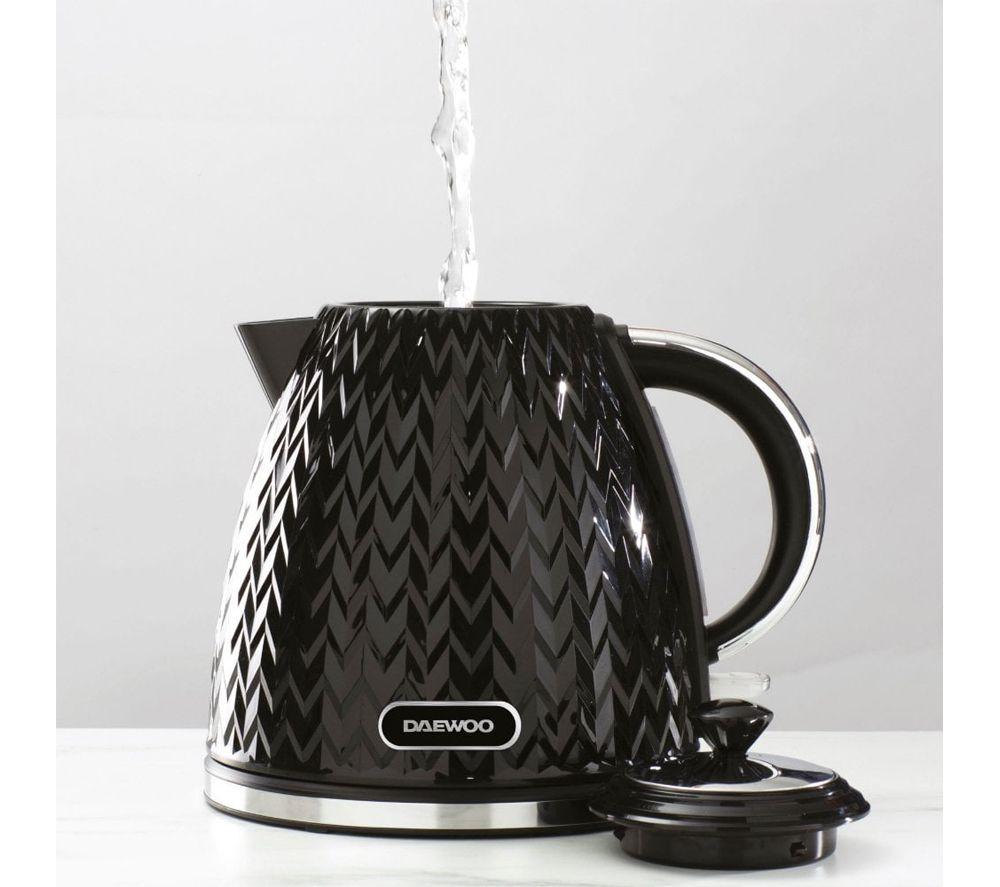 DAEWOO Argyle SDA1829GE Jug Kettle & 2-Slice Toaster Bundle - Black image number 7 of 7
