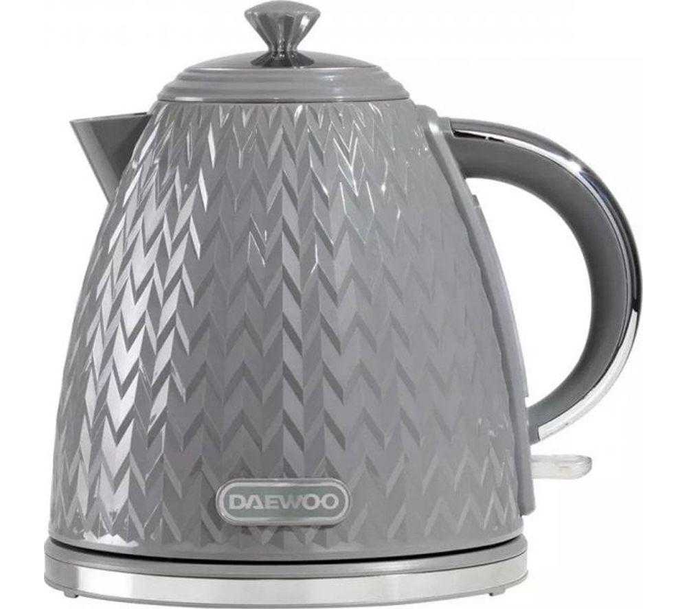 DAEWOO Argyle SDA1871GE Jug Kettle & 2-Slice Toaster Bundle - Grey image number 2 of 7