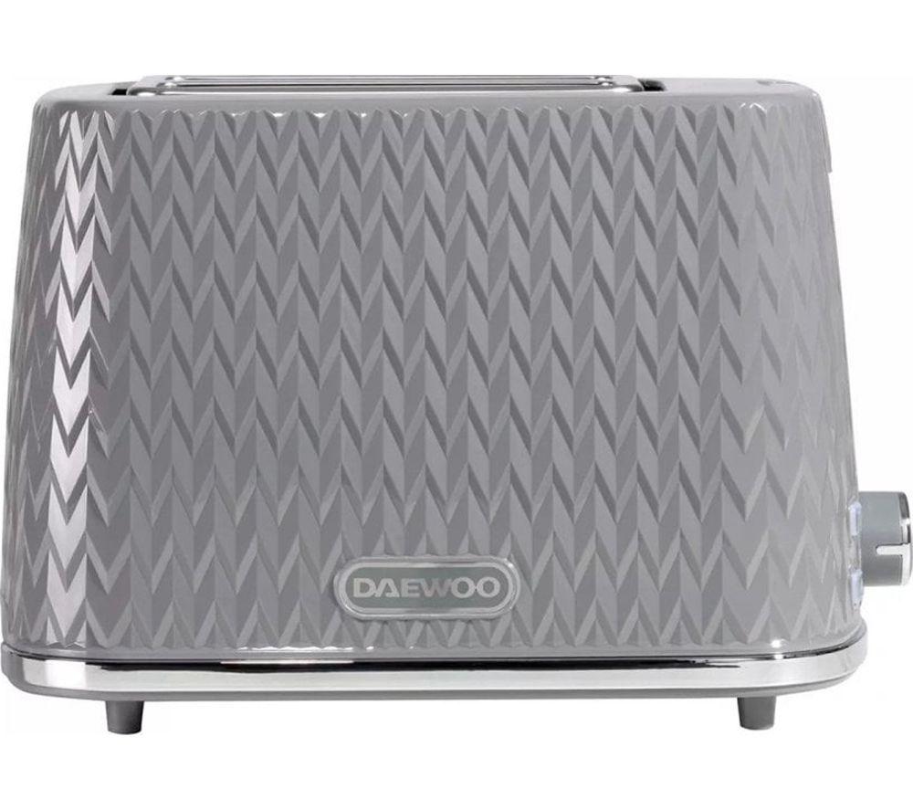 DAEWOO Argyle SDA1871GE Jug Kettle & 2-Slice Toaster Bundle - Grey image number 3 of 7