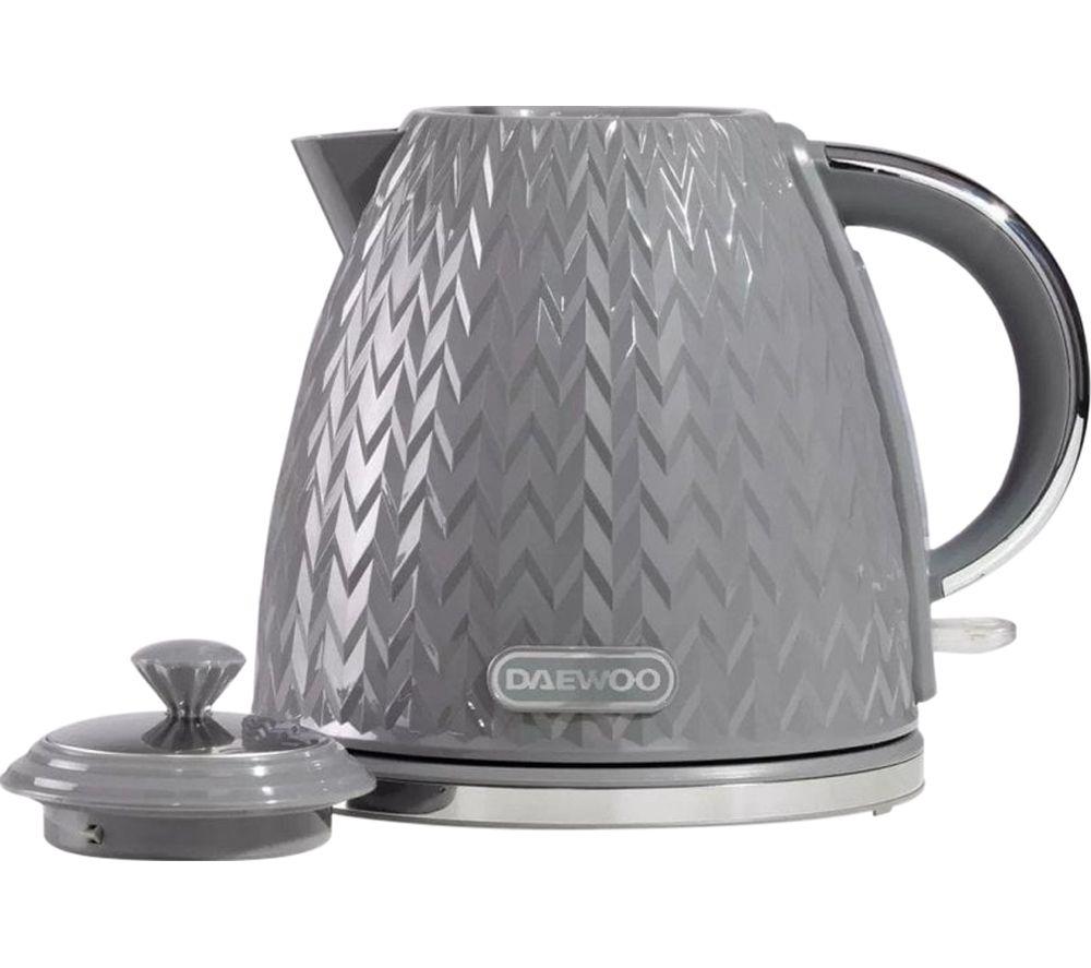 DAEWOO Argyle SDA1871GE Jug Kettle & 2-Slice Toaster Bundle - Grey image number 4 of 7