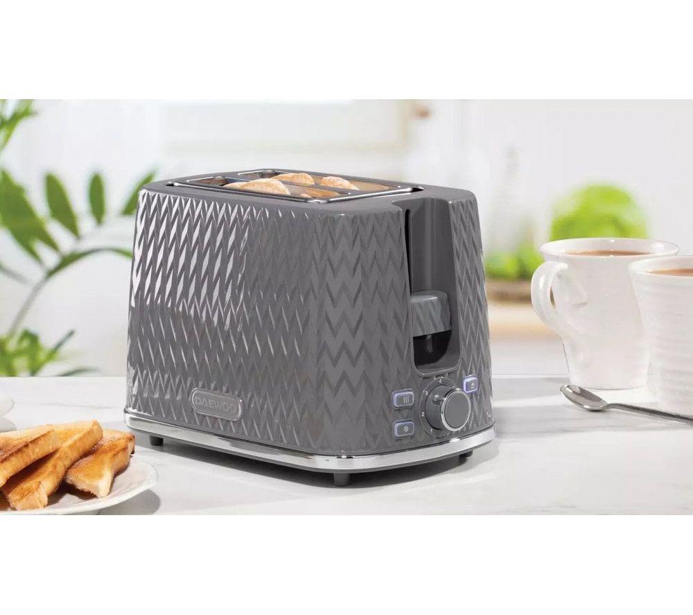 DAEWOO Argyle SDA1871GE Jug Kettle & 2-Slice Toaster Bundle - Grey image number 7 of 7