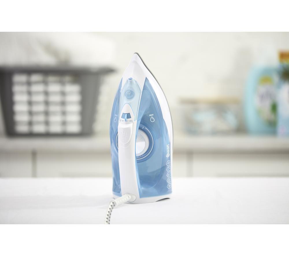 SWAN 2800W SI12054AQ Steam Iron - White & Aqua image number 3 of 11