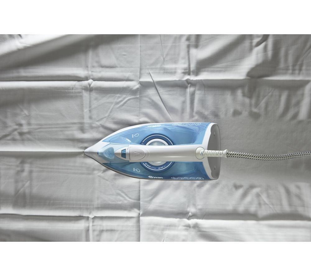 SWAN 2800W SI12054AQ Steam Iron - White & Aqua image number 11 of 11