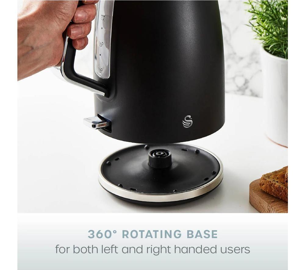 SWAN Serenity SK14017BLK Jug Kettle - Black image number 5 of 8