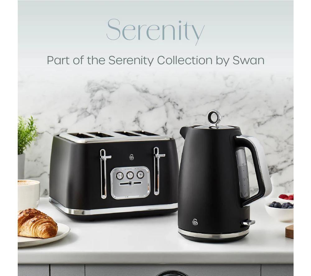 SWAN Serenity SK14017BLK Jug Kettle - Black image number 7 of 8