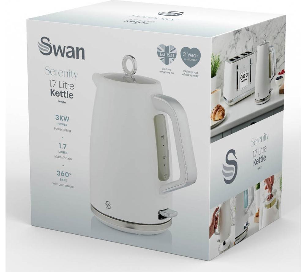 SWAN Serenity SK14017WHT Jug Kettle - White image number 9 of 9