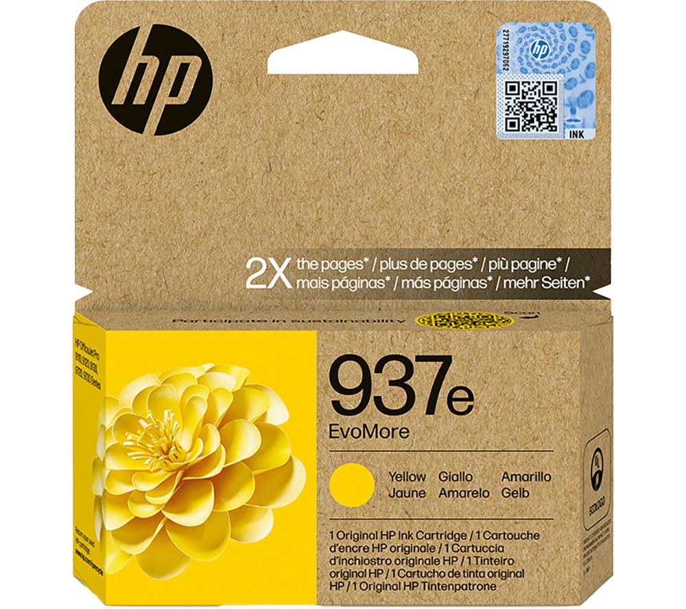 Hp 937E Evomore Yellow Ink Cartridge, Yellow