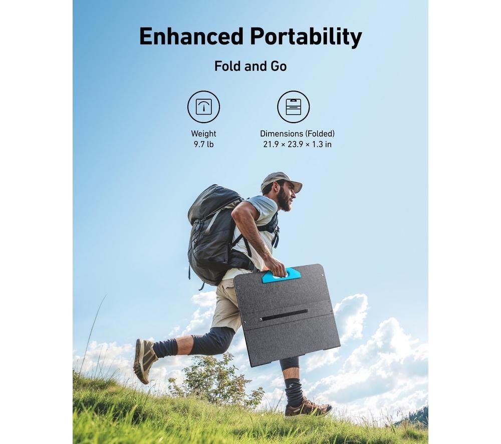 ANKER SOLIX PS100 Portable Solar Panel image number 5 of 6